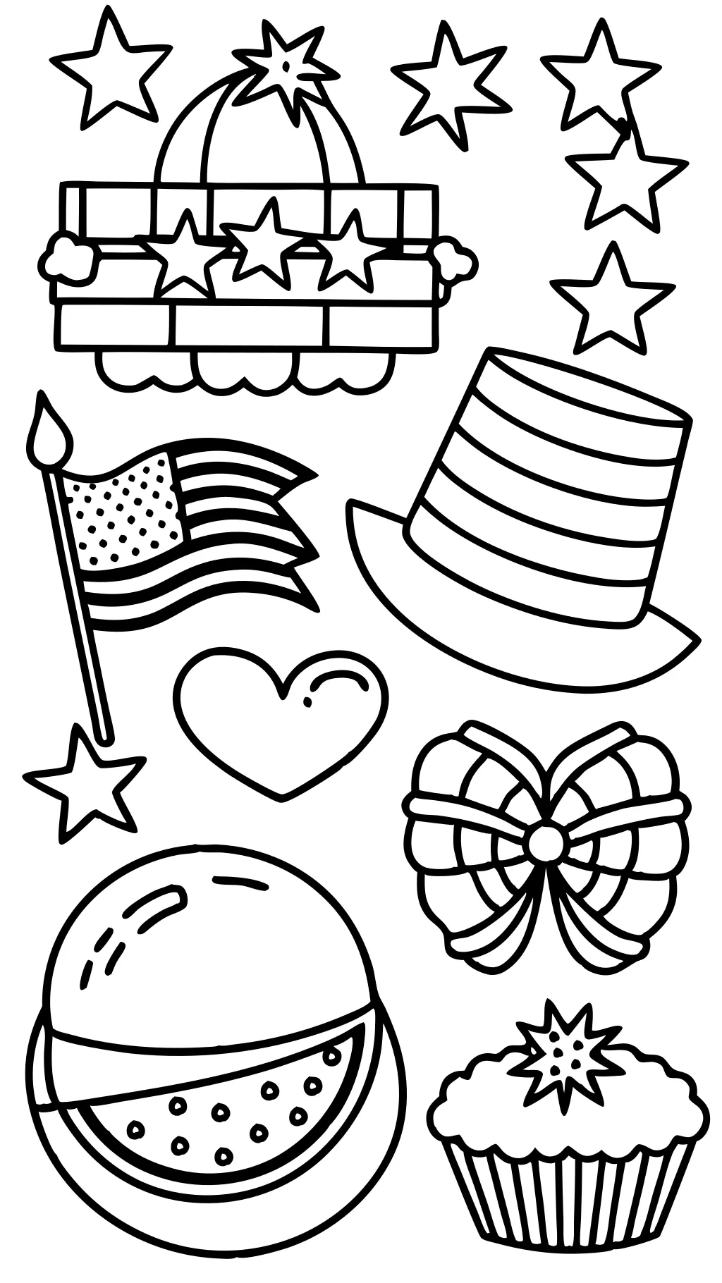 american flag coloring pages